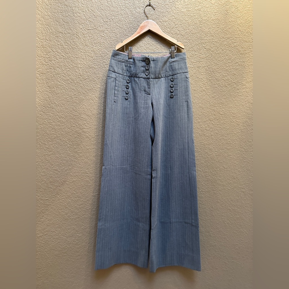 Cartonnier Gray Patterned Waistband Pants